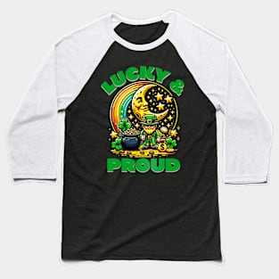 St. Patrick's Day Shenanigans Clovers Rainbow Leprechaun Fun Prone to Shenanigans Baseball T-Shirt